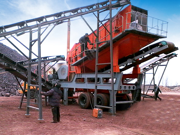 Construction Waste Mobile Crushing Station