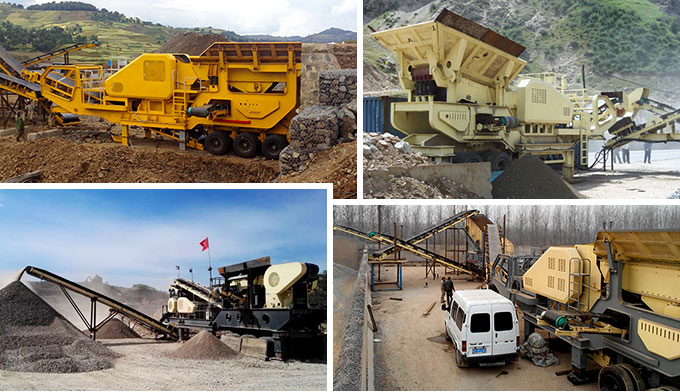 Mobile Jaw Crusher Production Site