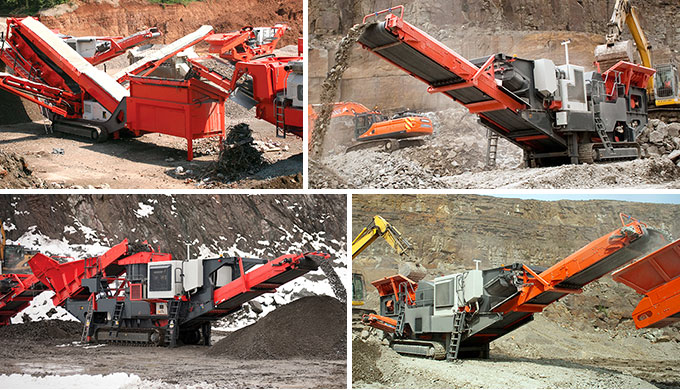 Tracked Mobile Crusher Production Site