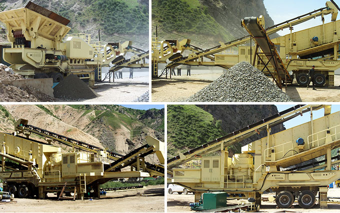Mobile Cone Crusher Production Site