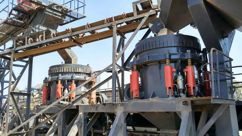 Cone Crusher Production Site