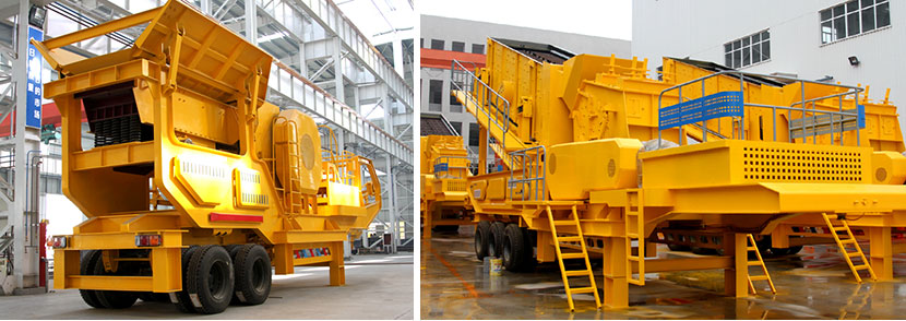 River Gravel Mobile Crushing Plant Equipment Configuration