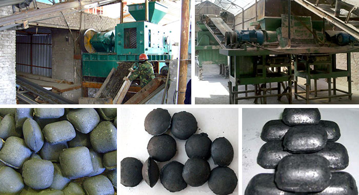 Coal Slime Briquette Machine Production Site