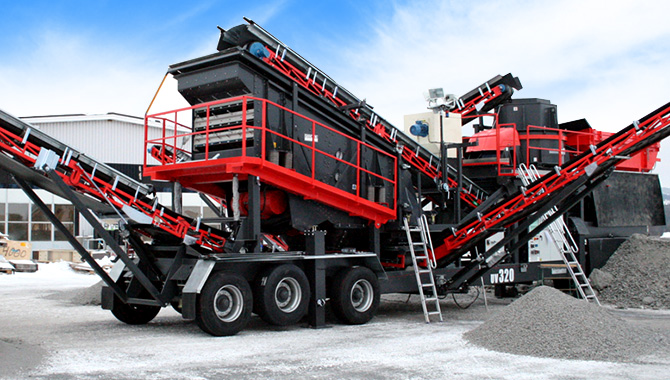 Mobile Screening Plant